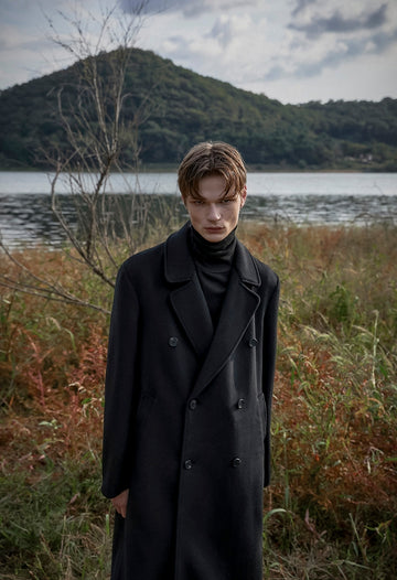 Oversized Wool Double Long Coat